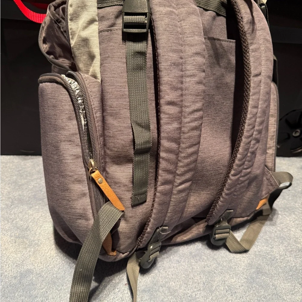 Eddie Bauer First Adventure Grey Diaper Bag Baby Tote
